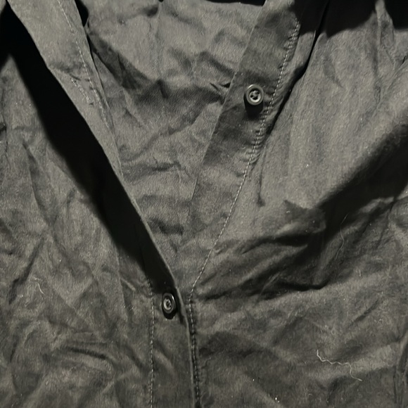 Bella Dahl Black Button-Up Blouse Size L - Picture 2 of 4